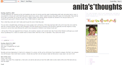 Desktop Screenshot of anitasthoughts.blogspot.com