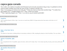 Tablet Screenshot of capca-gaza-canada.blogspot.com