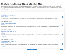 Tablet Screenshot of literateman.blogspot.com