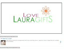 Tablet Screenshot of lovelauragifts.blogspot.com