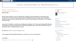 Desktop Screenshot of lloescomercial.blogspot.com