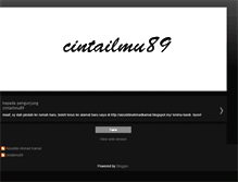 Tablet Screenshot of cintailmu89.blogspot.com