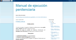 Desktop Screenshot of manualdeejecucionpenitenciaria.blogspot.com