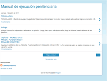 Tablet Screenshot of manualdeejecucionpenitenciaria.blogspot.com