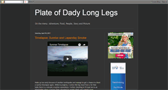 Desktop Screenshot of plateofdadylonglegs.blogspot.com