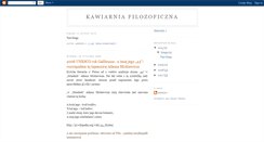 Desktop Screenshot of kawiarniafilozoficzna.blogspot.com