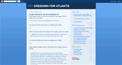 Desktop Screenshot of dredgingforatlantis.blogspot.com