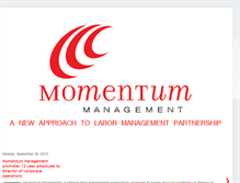 Tablet Screenshot of momentummgt.blogspot.com