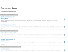 Tablet Screenshot of embarazosano.blogspot.com