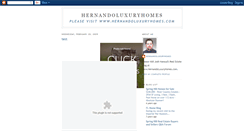 Desktop Screenshot of hernandoluxuryhomes.blogspot.com