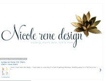 Tablet Screenshot of nicolerenedesign.blogspot.com