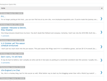 Tablet Screenshot of hockeytownquickhits.blogspot.com