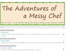 Tablet Screenshot of 1messychef.blogspot.com