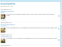 Tablet Screenshot of busychopsticks.blogspot.com