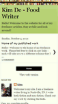 Mobile Screenshot of kimfoodwriter.blogspot.com