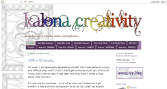 Desktop Screenshot of kalonacreativity.blogspot.com