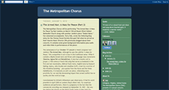 Desktop Screenshot of metchorus.blogspot.com