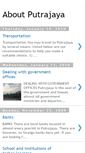 Mobile Screenshot of aboutputrajaya.blogspot.com
