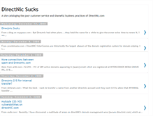 Tablet Screenshot of directnicsucks.blogspot.com