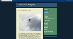 Desktop Screenshot of greatescapehobbyblog.blogspot.com