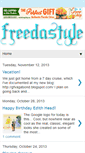 Mobile Screenshot of freedastyle.blogspot.com