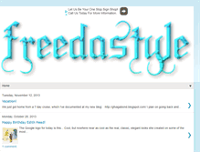 Tablet Screenshot of freedastyle.blogspot.com