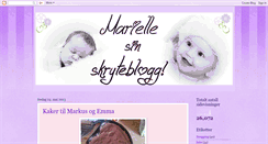 Desktop Screenshot of mariellesinskryteblogg.blogspot.com