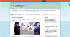 Desktop Screenshot of diversidadecatolica.blogspot.com