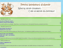 Tablet Screenshot of bonheursannie.blogspot.com