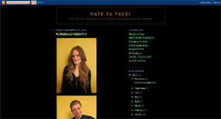 Desktop Screenshot of hateyaface.blogspot.com