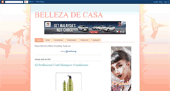 Desktop Screenshot of belleza-decasa.blogspot.com