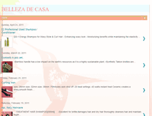 Tablet Screenshot of belleza-decasa.blogspot.com