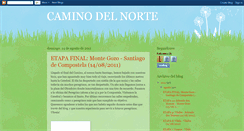 Desktop Screenshot of caminodelnorteenbici.blogspot.com