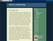 Tablet Screenshot of notesonabusinesspage.blogspot.com