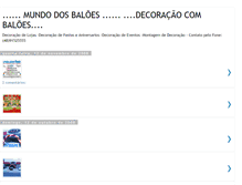 Tablet Screenshot of mundodosbaloes.blogspot.com