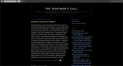 Desktop Screenshot of boatmanscall.blogspot.com