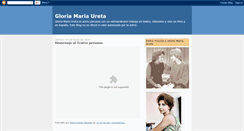 Desktop Screenshot of gloria-maria-ureta.blogspot.com