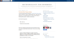 Desktop Screenshot of microbiology4mommies.blogspot.com