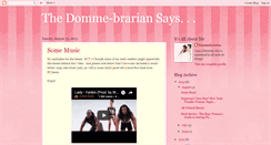 Desktop Screenshot of dommebrarian.blogspot.com