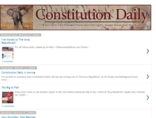 Tablet Screenshot of constitutiondaily.blogspot.com