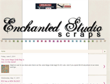 Tablet Screenshot of enchantedstudioscraps.blogspot.com