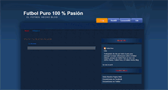 Desktop Screenshot of futbolpuro1.blogspot.com