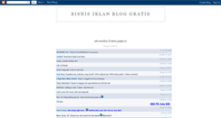 Desktop Screenshot of bisnis-iklan-blog-gratis.blogspot.com