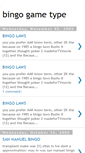 Mobile Screenshot of be-bingo-game-type.blogspot.com