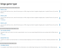 Tablet Screenshot of be-bingo-game-type.blogspot.com