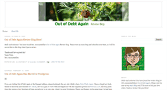 Desktop Screenshot of outofdebtagain.blogspot.com