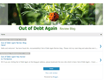 Tablet Screenshot of outofdebtagain.blogspot.com