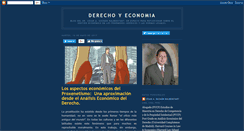 Desktop Screenshot of derechoeconomia.blogspot.com