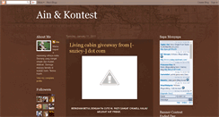 Desktop Screenshot of aindancontest.blogspot.com