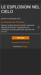 Mobile Screenshot of esplosioninelcielo.blogspot.com